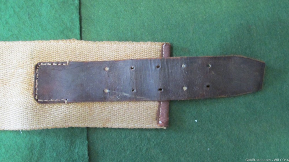 Original WWII Japanese Officers sword belt.-img-1