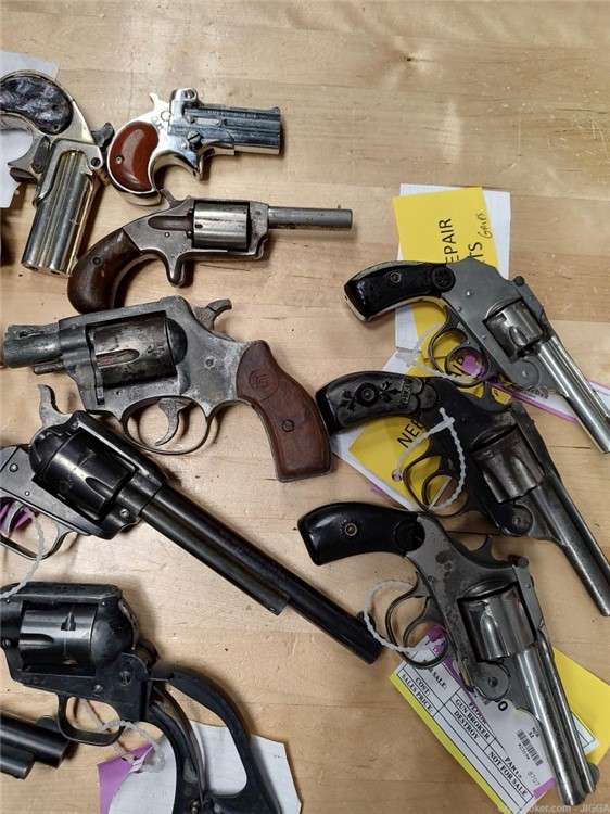 Gunsmith Special Revolver & Derringer Lot Many Different Models-img-5