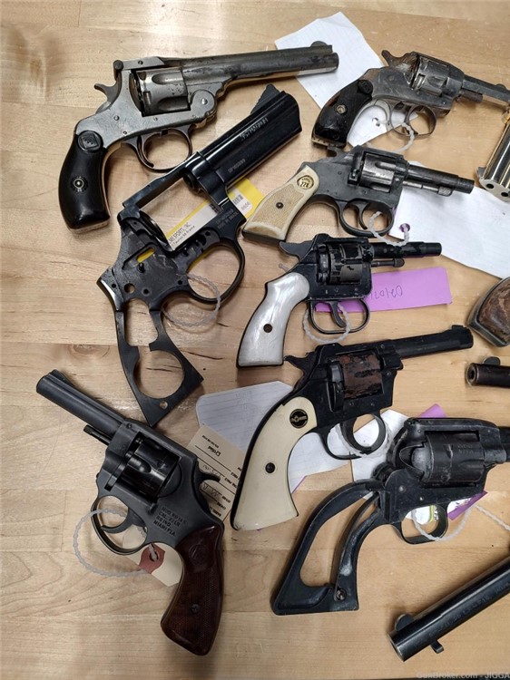 Gunsmith Special Revolver & Derringer Lot Many Different Models-img-3