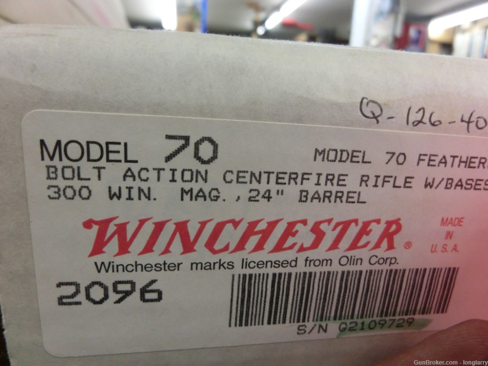 Winchester Model 70 Featherweight-300 Win Mag-img-7