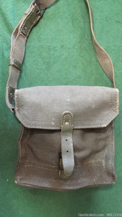 French Military belt/shoulder pouch-img-0