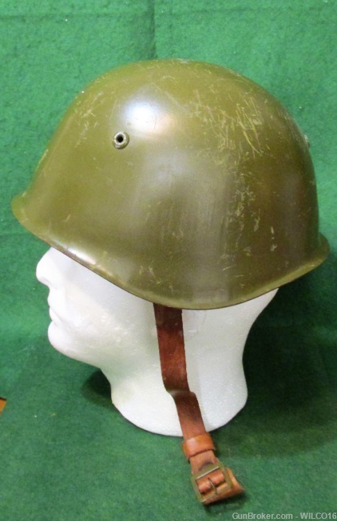 Vintage Bulgarian People's Army M72 Steel Helmet-img-2