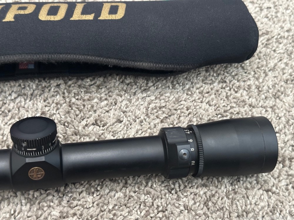 Leupold VX-3I 4.5-14x40mm riflescope matte 1” tube duplex CDS 1/4” nice -img-1