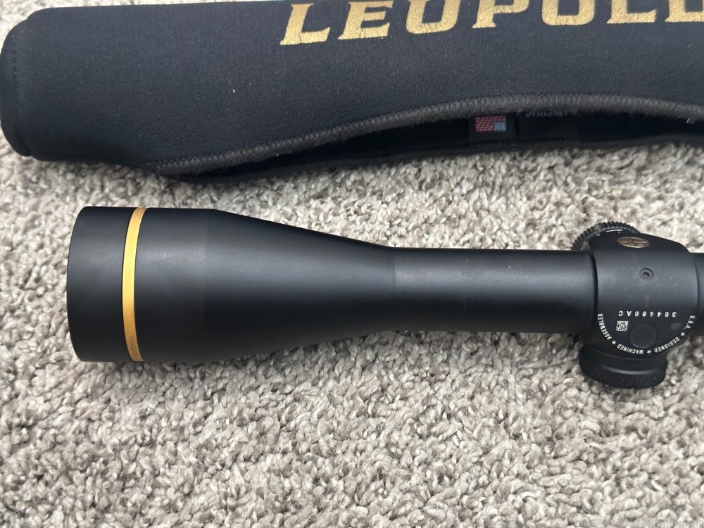 Leupold VX-3I 4.5-14x40mm riflescope matte 1” tube duplex CDS 1/4” nice -img-4