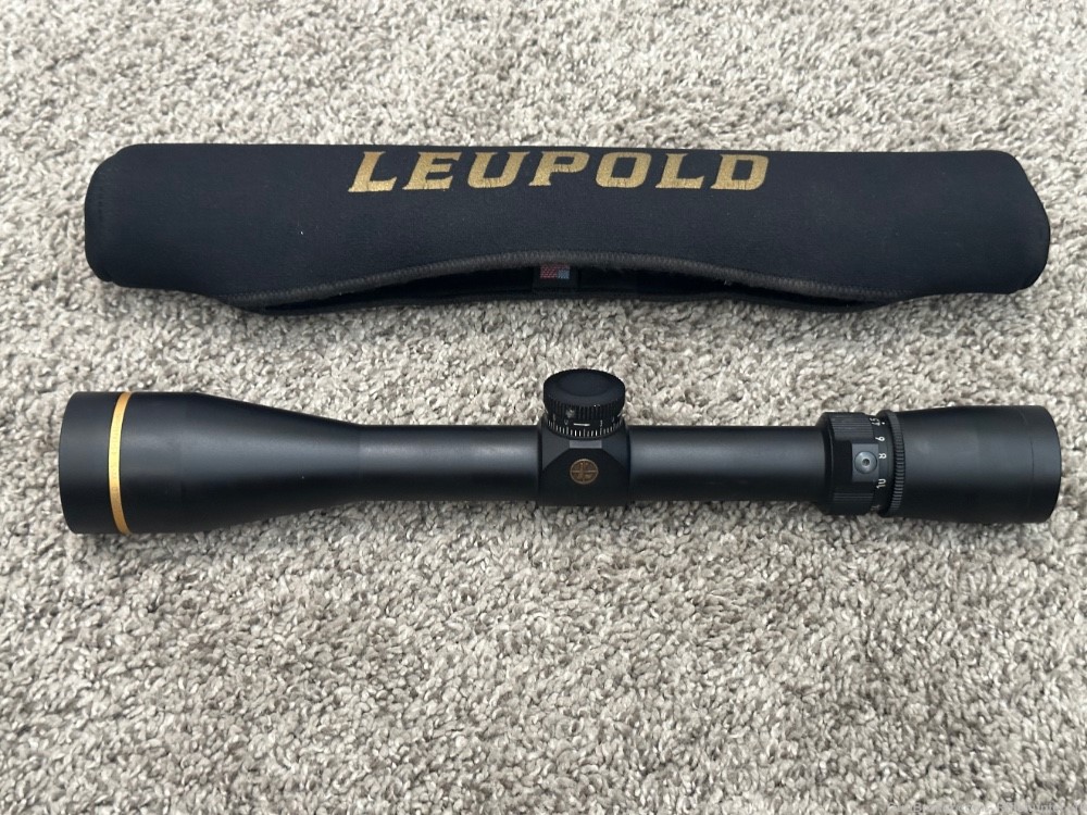 Leupold VX-3I 4.5-14x40mm riflescope matte 1” tube duplex CDS 1/4” nice -img-0