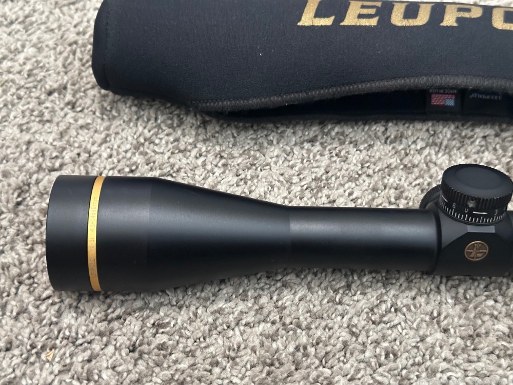 Leupold VX-3I 4.5-14x40mm riflescope matte 1” tube duplex CDS 1/4” nice -img-2