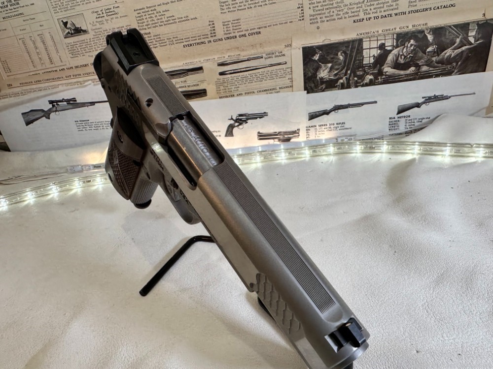 SMITH & WESSON E SERIES  SW1911 45ACP  SS CLEAN! PENNY AUCTION! -img-3