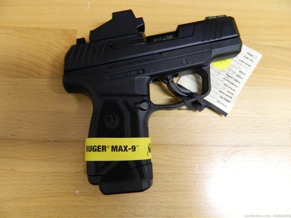 Ruger MAX9 with Crimson Trace sight, 9mm, 12 /10  rounds  NIB -img-4