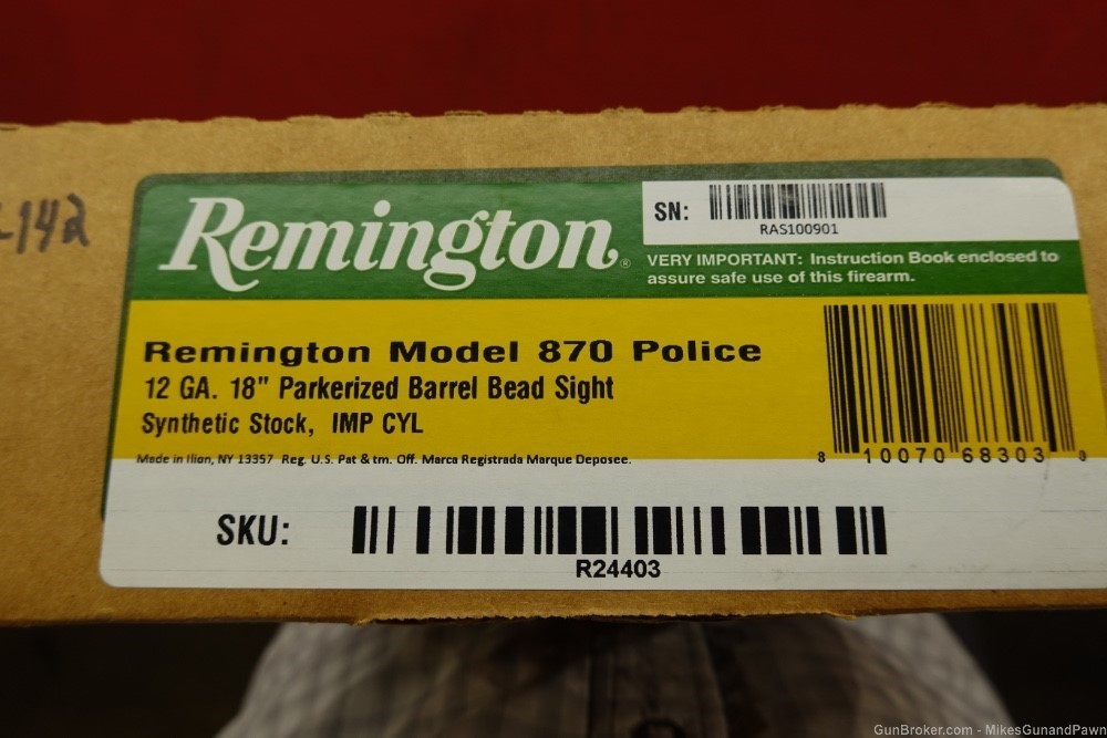 Remington 870 Police - 12 Gauge - 4 + 1 - Synthetic Stock-img-6