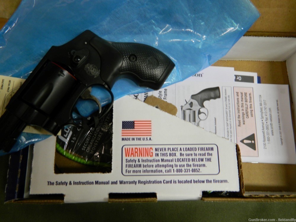 Smith & Wesson M442-2, 38 Special +P Airweight revolver NIB-img-0
