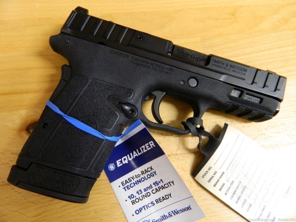 Smith & Wesson Equalizer 9MM, 3 mags and loader, new in box-img-0
