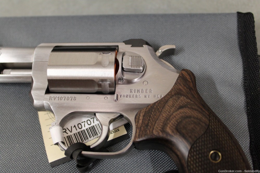 KImber K6S DASA Brushed Stainless Steel/Wood Grips, 3-inch NIB 357 Magnum-img-11