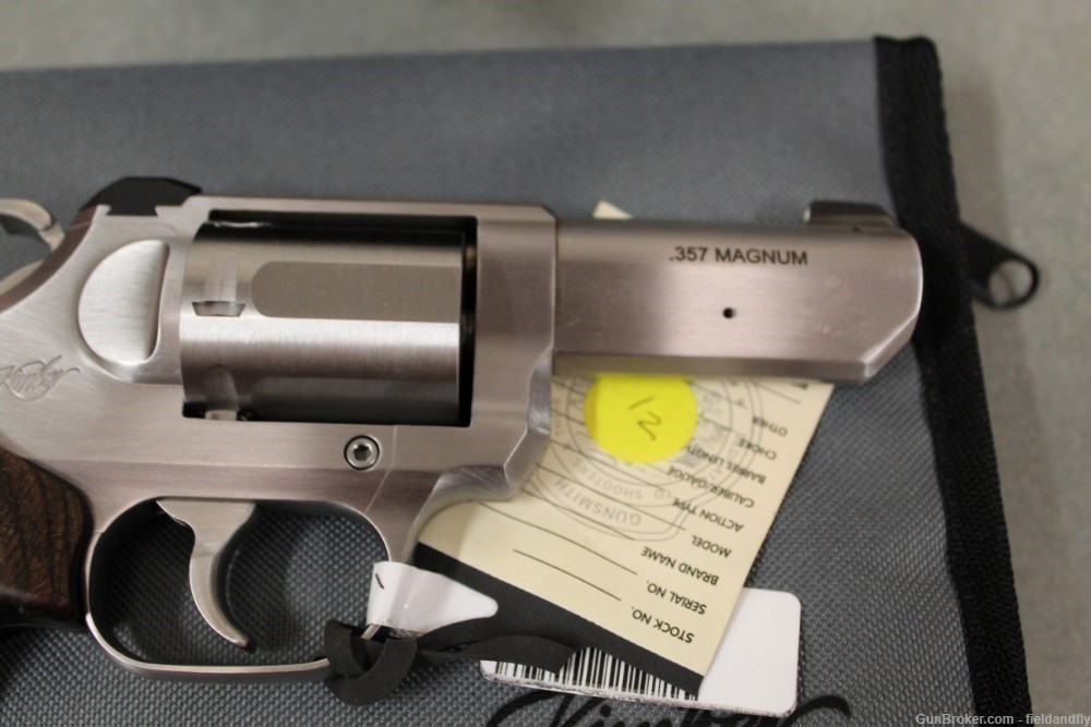 KImber K6S DASA Brushed Stainless Steel/Wood Grips, 3-inch NIB 357 Magnum-img-3