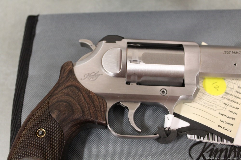 KImber K6S DASA Brushed Stainless Steel/Wood Grips, 3-inch NIB 357 Magnum-img-2