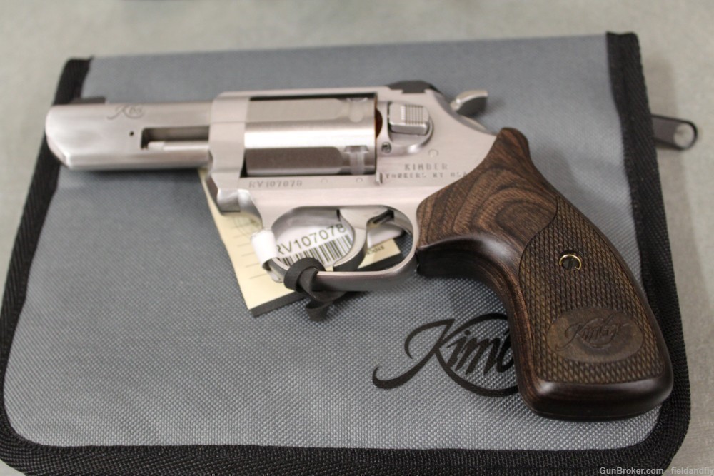 KImber K6S DASA Brushed Stainless Steel/Wood Grips, 3-inch NIB 357 Magnum-img-9
