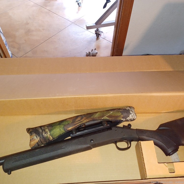 .44 magnum H&R Handi Rifle, unfired, NOS, in the box, Weaver scope, $40 UPS-img-12