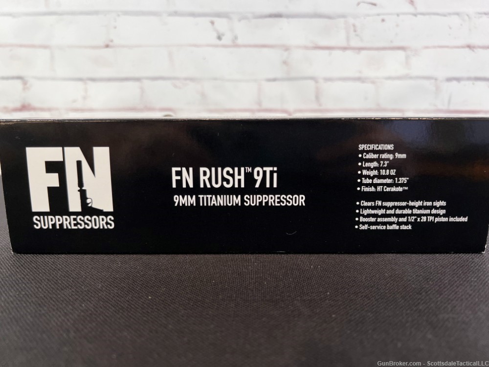 FN Rush 9Ti Suppressor 9mm 1/2 x 28 Thread-img-4