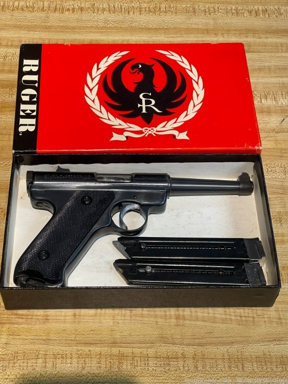 Ruger MKI 22LR Red Box Penny Auction-img-0