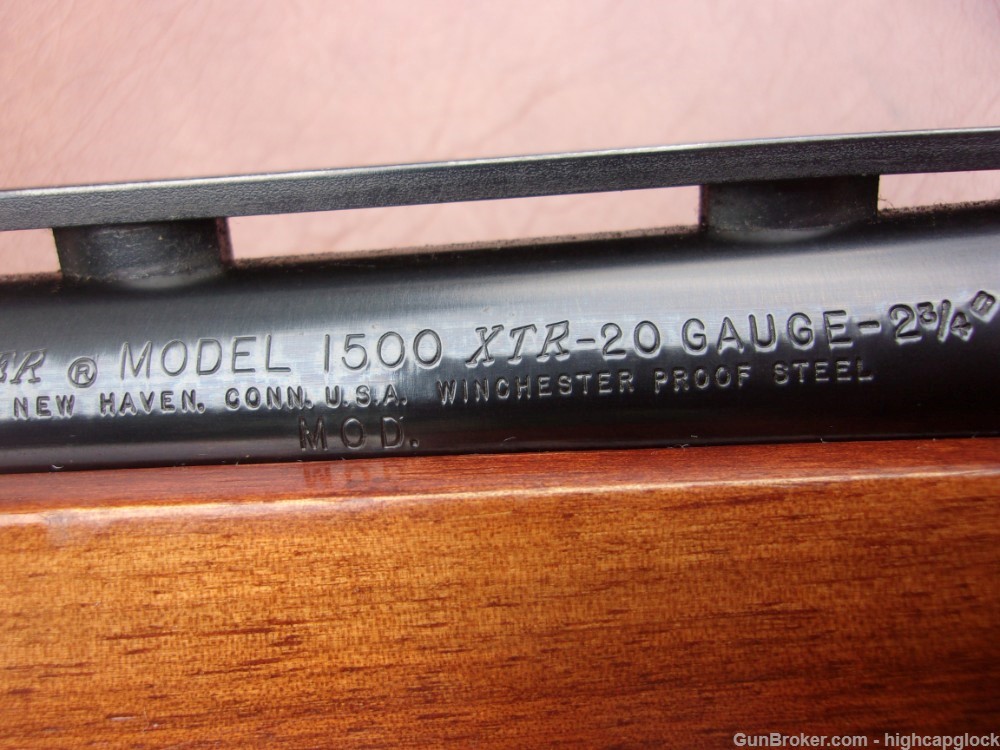 Winchester 1500 XTR 20ga Semi Auto 28" Shotgun FABULOUS Wood & Blue $1START-img-13