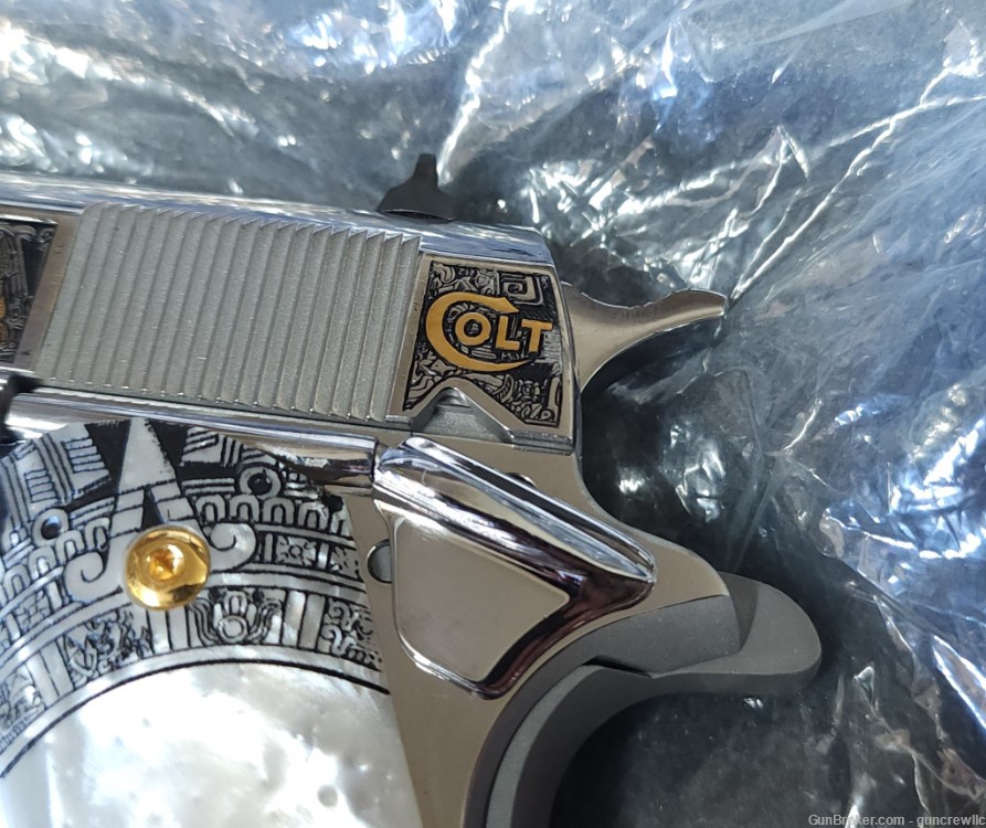 Colt TALO Aztec Empire Stainless 1911 SS 38 Super O1911C-SS38-QTZ Layaway-img-15