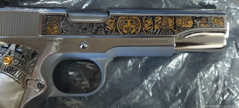 Colt TALO Aztec Empire Stainless 1911 SS 38 Super O1911C-SS38-QTZ Layaway-img-20