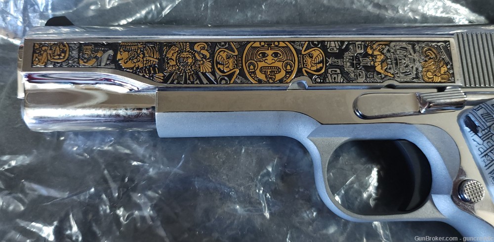 Colt TALO Aztec Empire Stainless 1911 SS 38 Super O1911C-SS38-QTZ Layaway-img-12