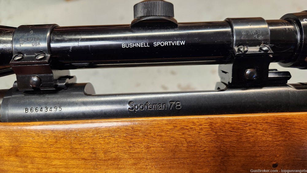 Remington Sportsman 78 Rifle 30-06 Springfield Bushnell Sportview Scope-img-1