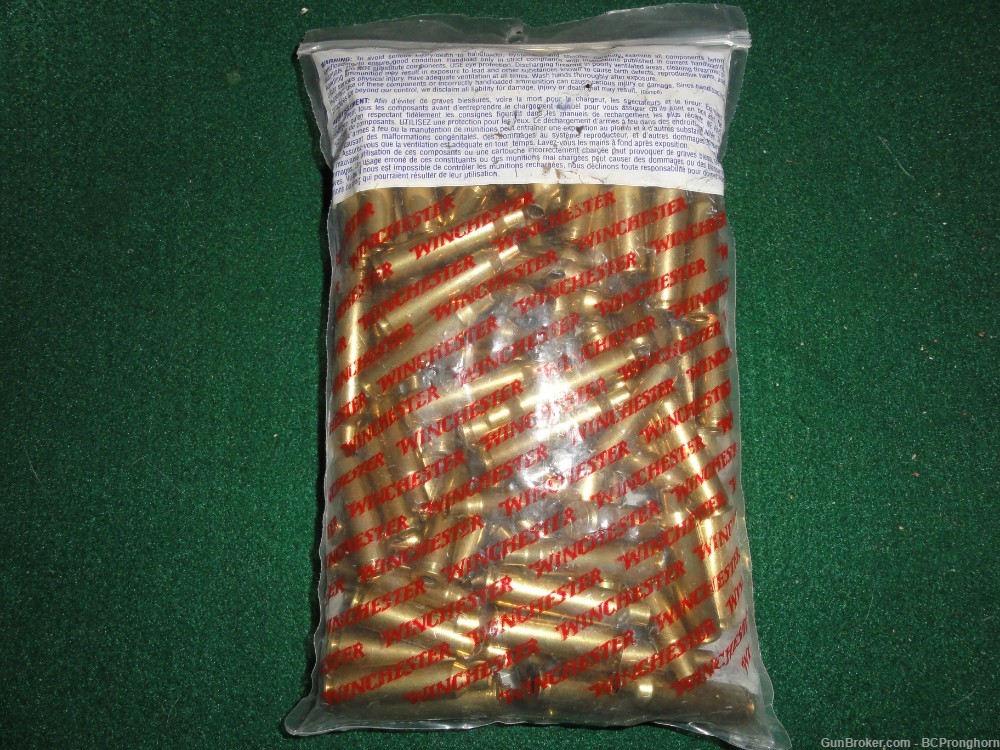 100 Rnds New, Unfired WW Brass for .22-250 Remington-img-1