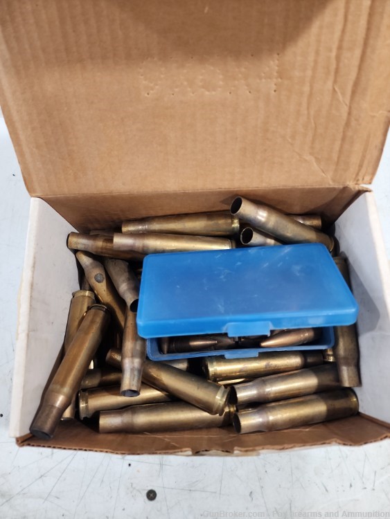 Reloaders Lot 50 BMG, 34 Brass, 29 Bullets-img-0