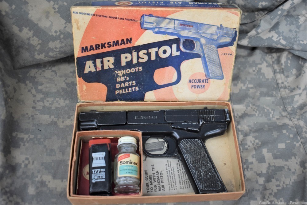 Marksman air pistol in 177 by Morton H. Harris-img-15
