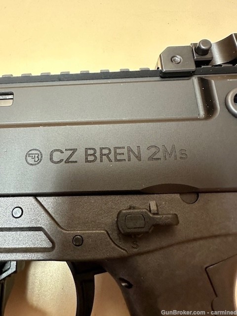 CZ Bren 2MS HGA pistol, 9", 7.62x39, 2-30 rd mags, New-img-2