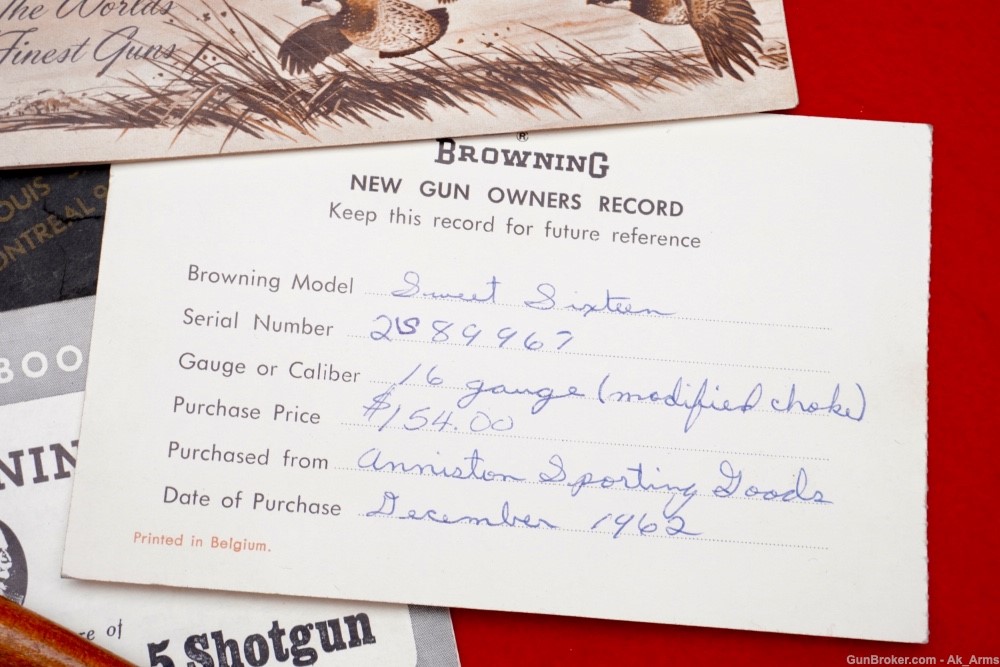 1963 Browning A5 "Sweet Sixteen" 26" Belgium *99% COLLECTOR GRADE*-img-29