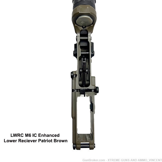 LWRC M6 IC ENHANCED AMBI LOWER RECEIVER PATRIOT BROWN W/ GEISSELE SSA-E-img-2