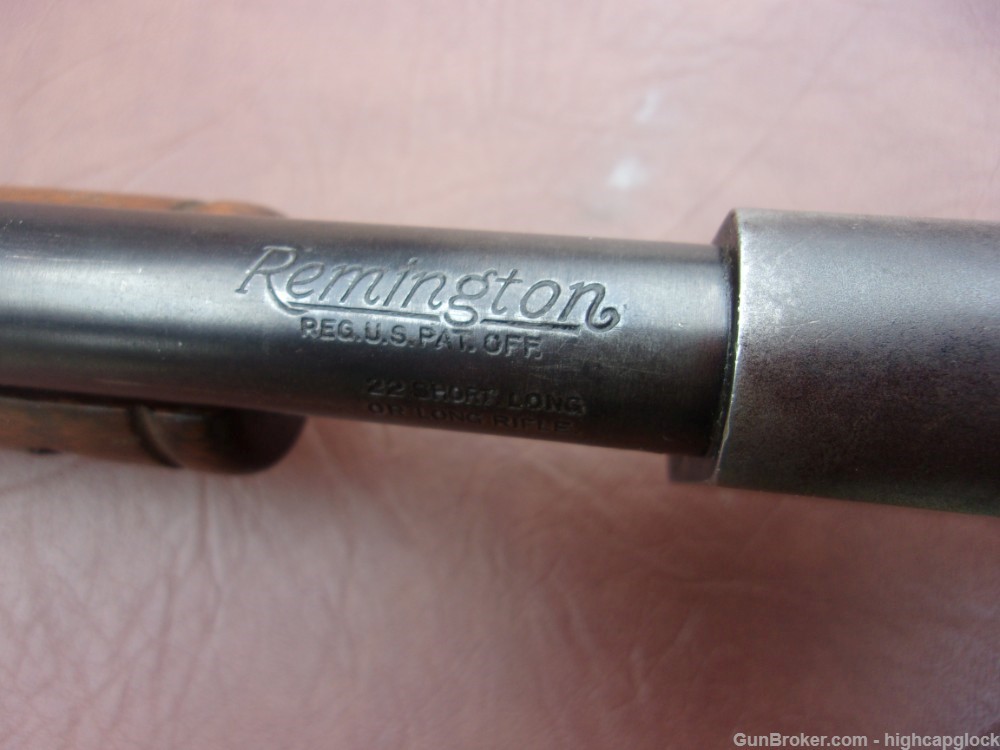 Remington .22 S,L,LR Pump Action TAKE DOWN 22" Rifle OLDER GUN $1START     -img-13