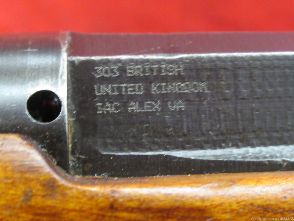 No. 4 MKI Lee Enfield Bolt Action Rifle .303 British Detachable Bayonet-img-12