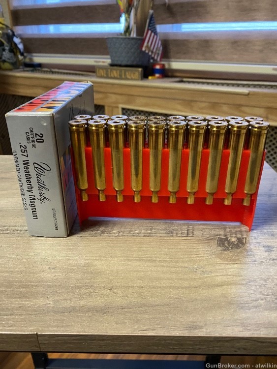 .257 Weatherby Magnum New Unprimed Brass-img-1