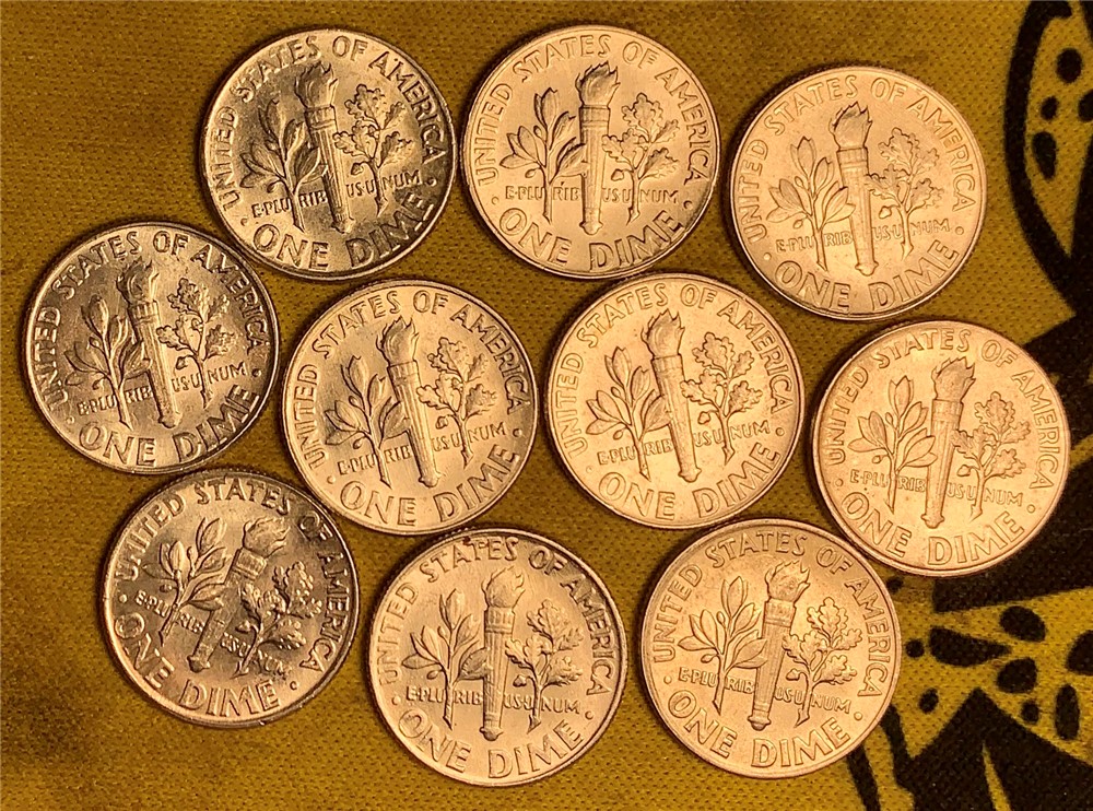 Silver Eagles Liberty Half Dollars Quarters Dimes Franklins 37 Coin Lot-img-13