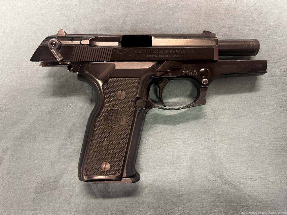 Beretta 8000 Cougar F 9mm Pistol w Factory Case, 2 Mags-img-3