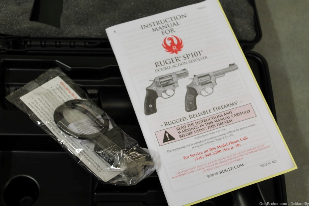 Ruger SP101 357 Magnum, blued, 5 round, Holster, Excellent Condition-img-21