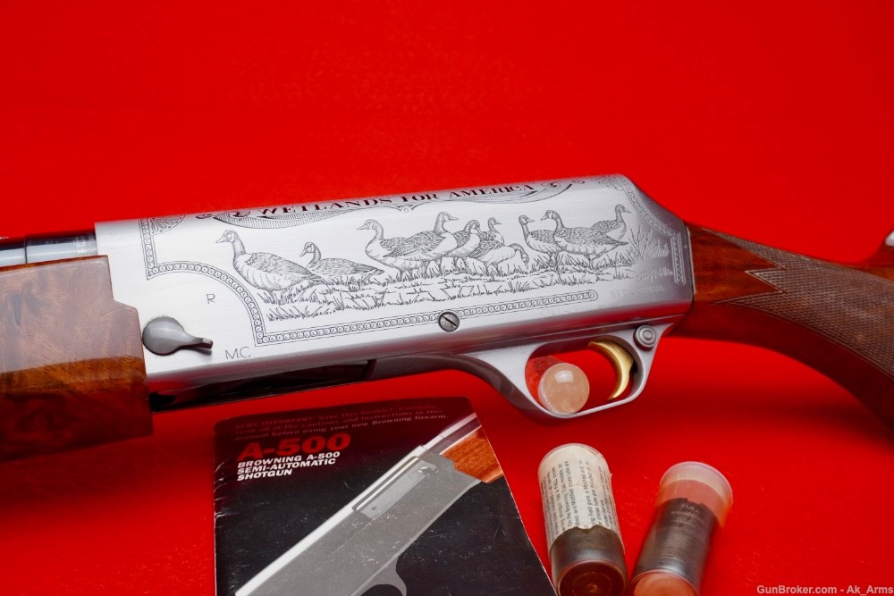 1989 Browning A500 12Gauge Ducks Unlimited *FACTORY ENGRAVED*-img-0
