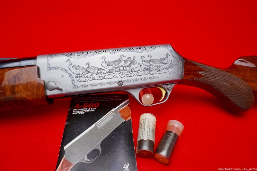 1989 Browning A500 12Gauge Ducks Unlimited *FACTORY ENGRAVED*-img-4