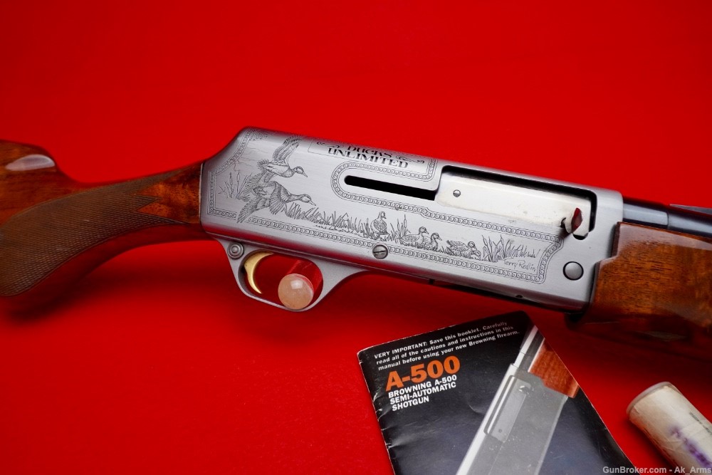 1989 Browning A500 12Gauge Ducks Unlimited *FACTORY ENGRAVED*-img-10