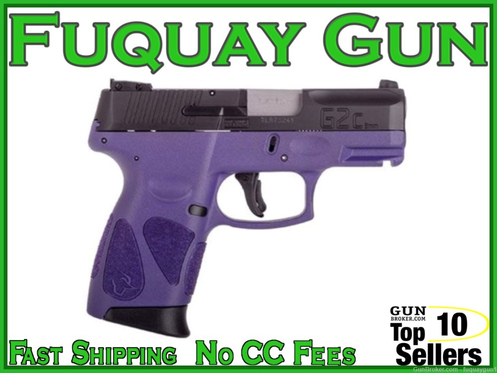 Taurus G2C 9mm Dark Purple 1-G2C931-12DP  -img-0