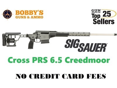 Sig Sauer CROSS-65-24B-GRY Cross PRS 6.5 Creedmoor 10+1 24"