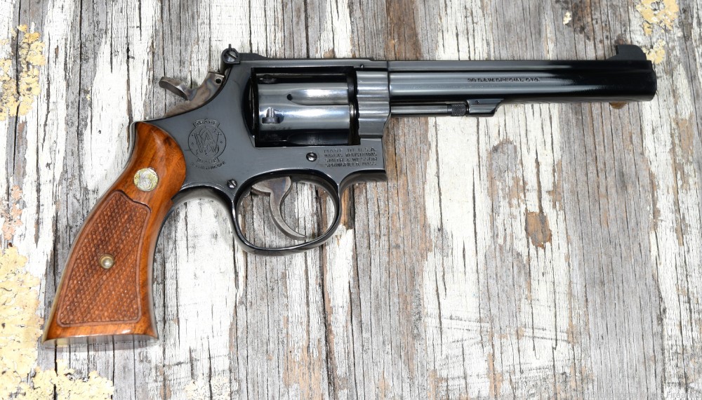 Smith & Wesson Model 14-3 K-38 Masterpiece 6" Double Action Revolver 1977-img-6