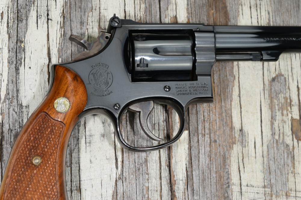 Smith & Wesson Model 14-3 K-38 Masterpiece 6" Double Action Revolver 1977-img-8