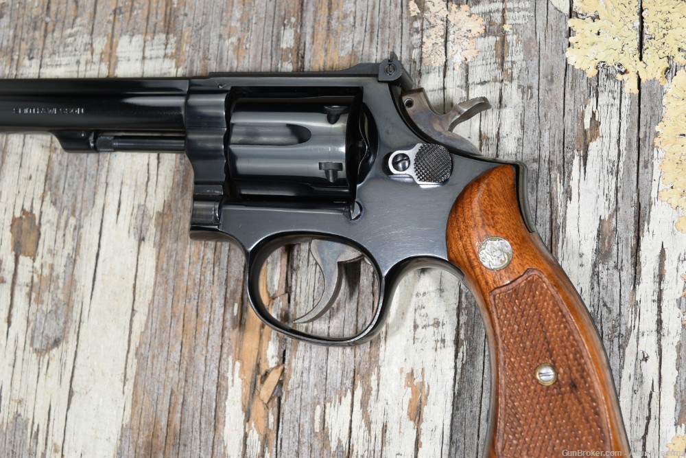 Smith & Wesson Model 14-3 K-38 Masterpiece 6" Double Action Revolver 1977-img-4