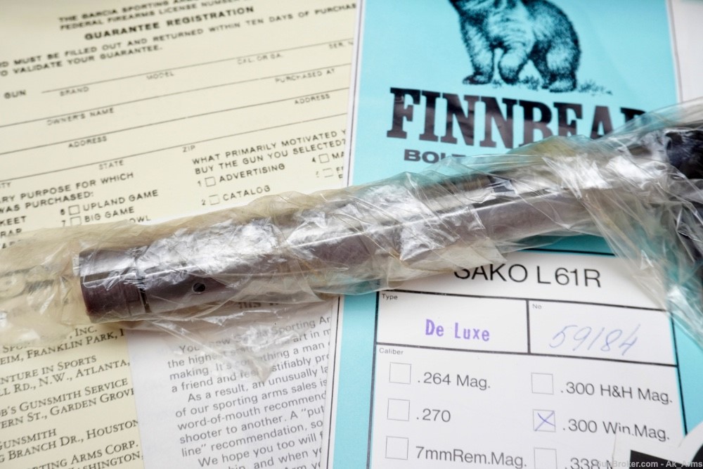 100% NIB Finland Sako Finnbear Deluxe L61R .300 Win Mag In Box Collector!-img-35