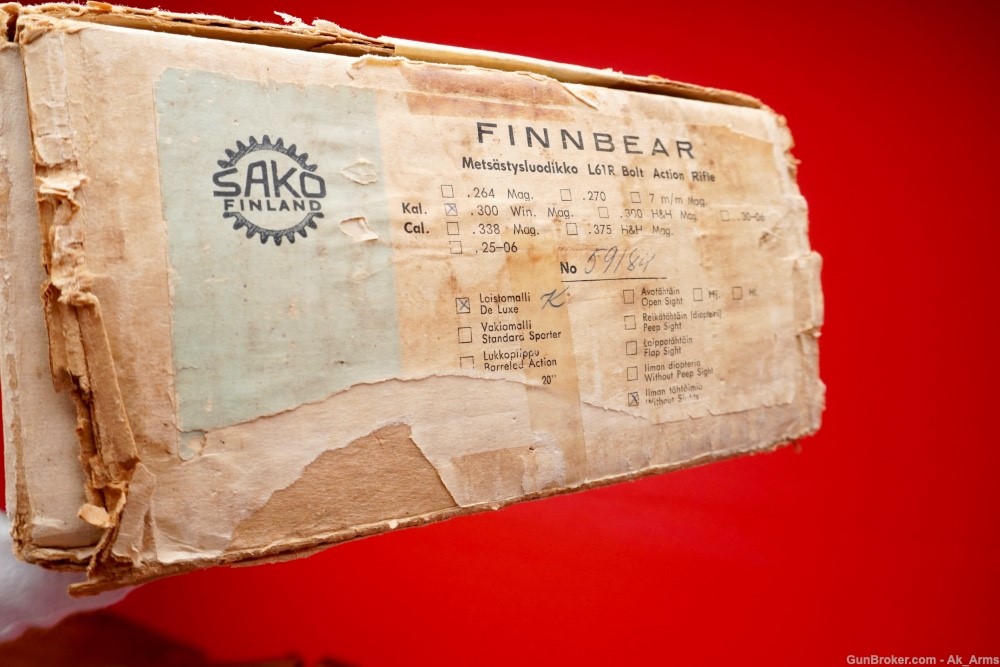 100% NIB Finland Sako Finnbear Deluxe L61R .300 Win Mag In Box Collector!-img-41