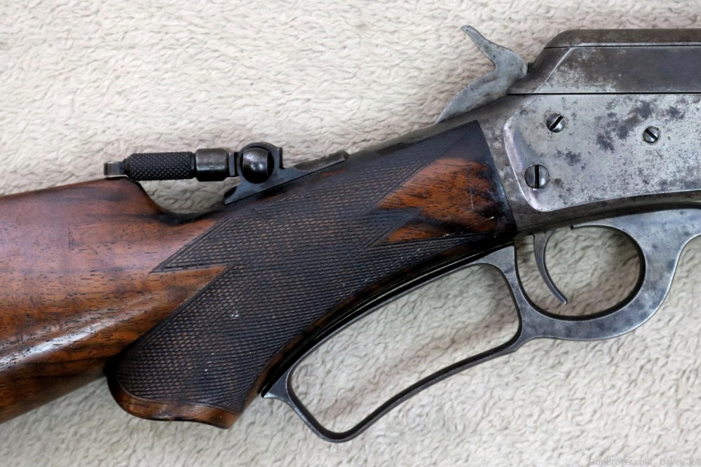 Rare Antique Marlin Model 1893 Deluxe rifle 32-40 28" octagon 1894-img-3